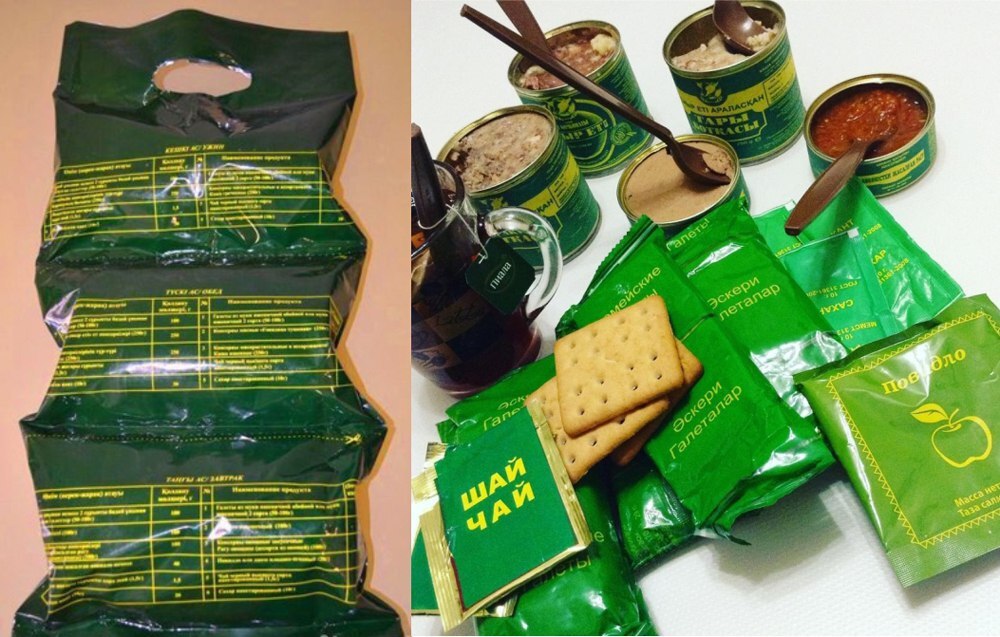 индивидуальный рацион питания армиях разных стран ирп сухой паек сухпаек армейский военный казахстан казахский